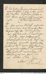 Nachlass Franz Steindachner, Brief von Brink an Franz Steindachner (12.01.1903), Inv.Nr. 57.01, Seite 2